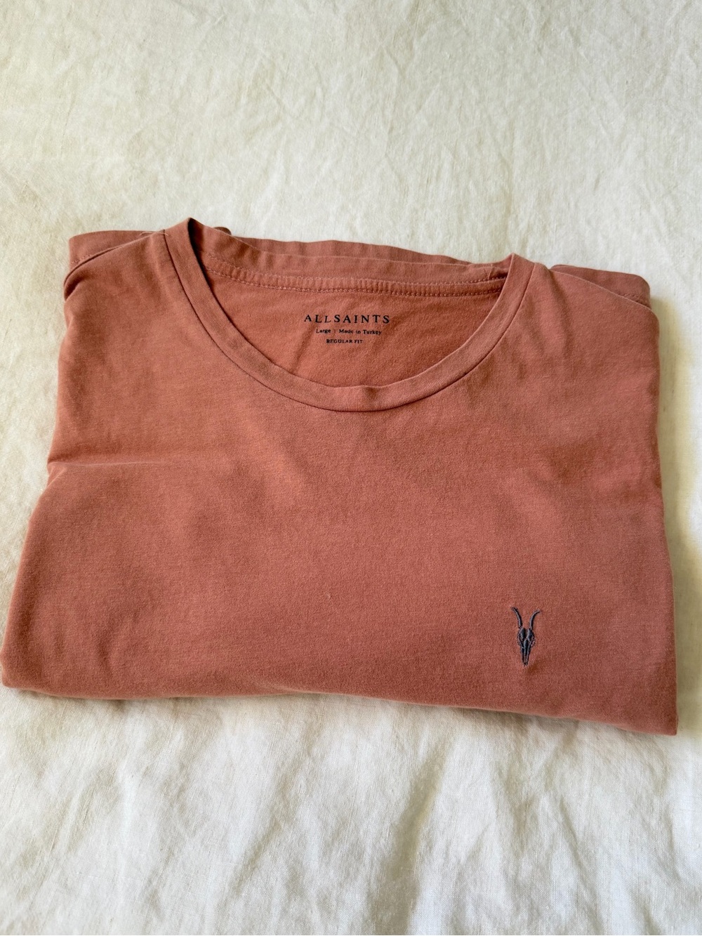 All Saints Men's  Crew Neck Tee